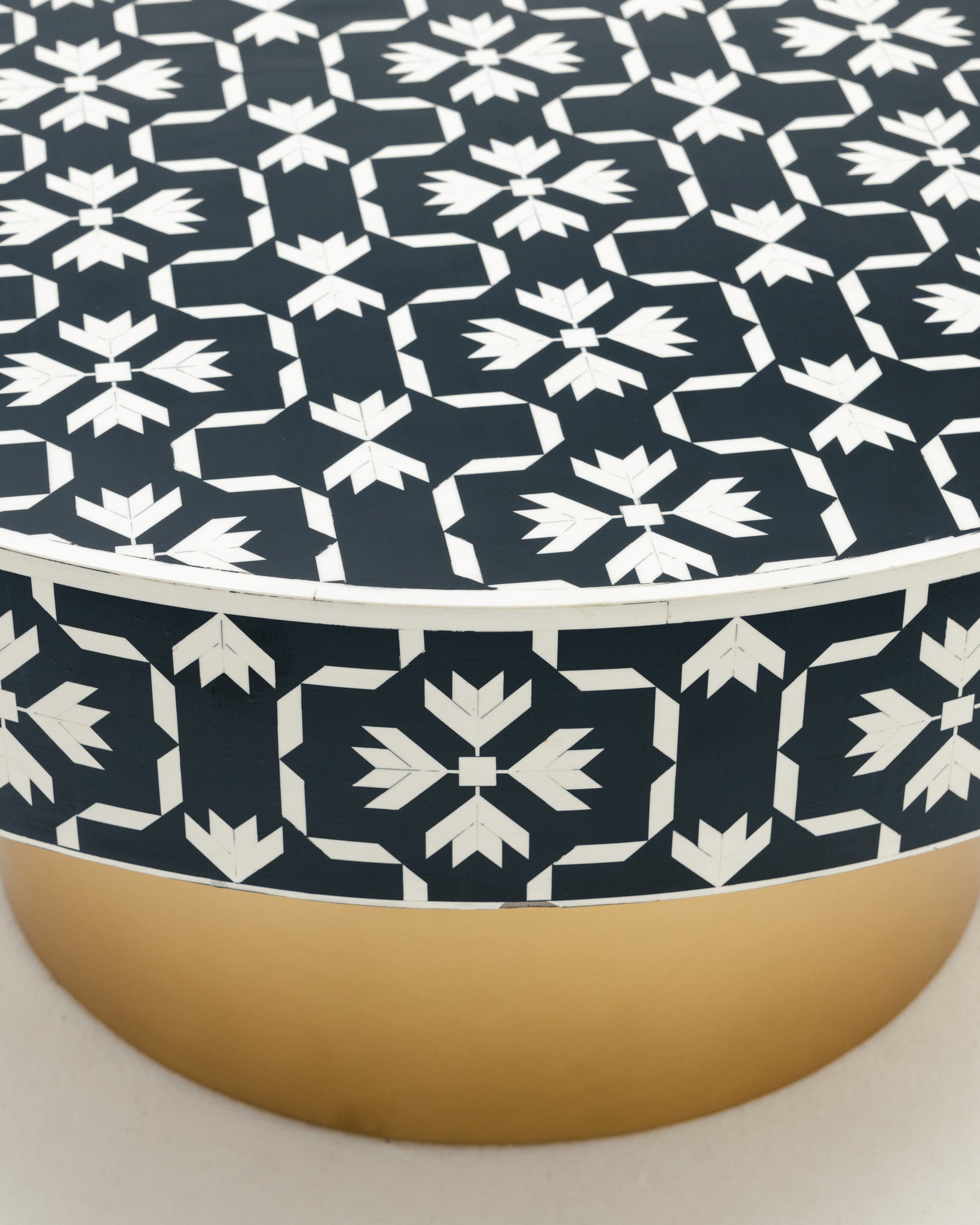 Black Inlay Coffee Table