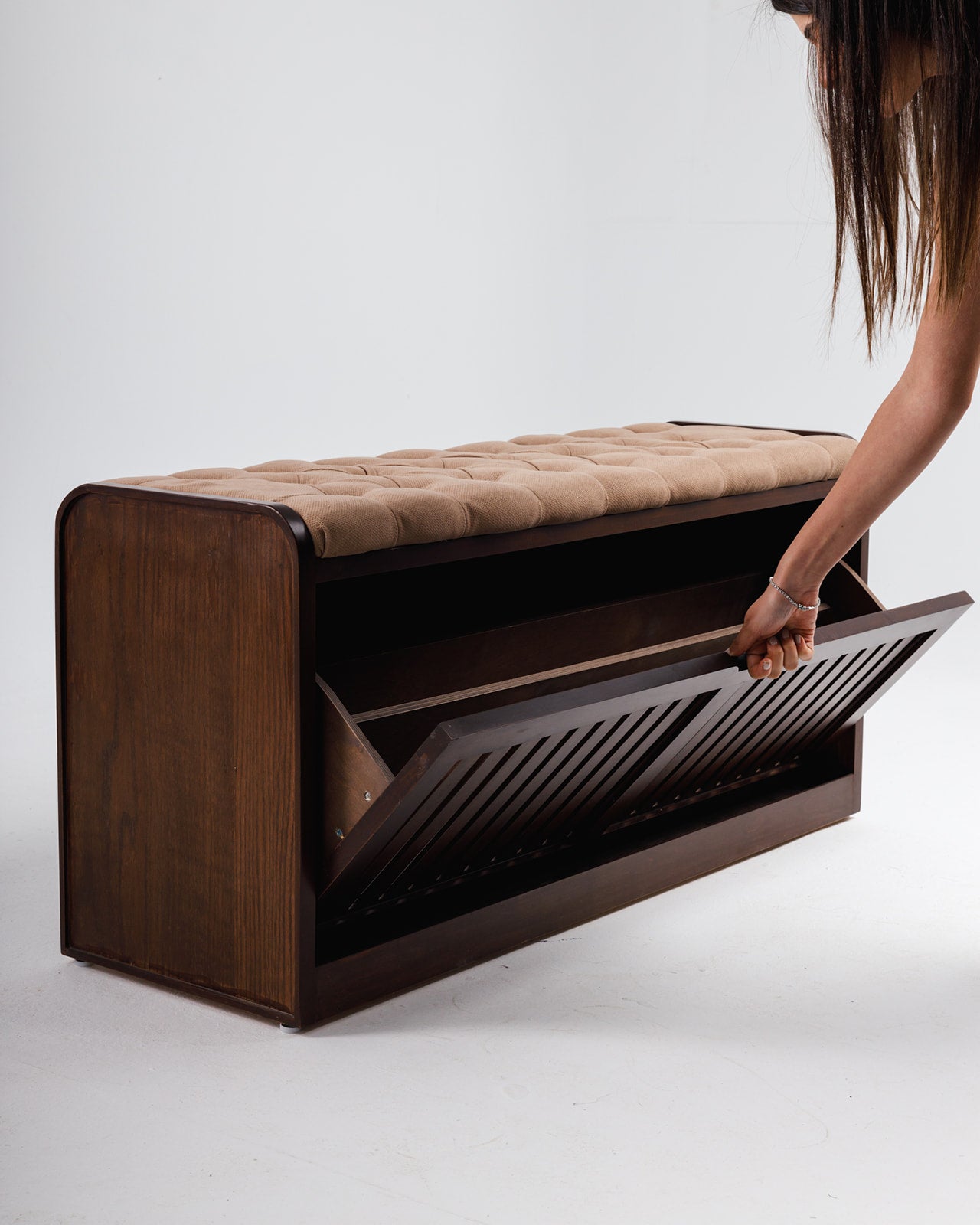 Secret Shoe Storage Bench - Wasilaah