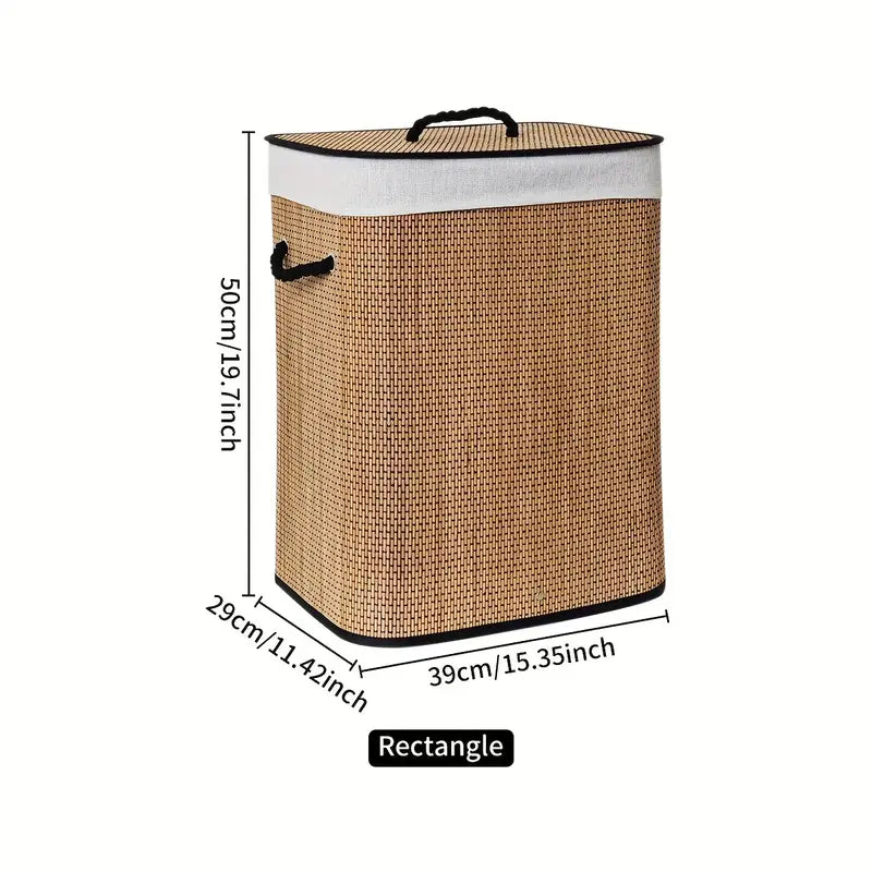Bamboo Storage Laundry Baskets