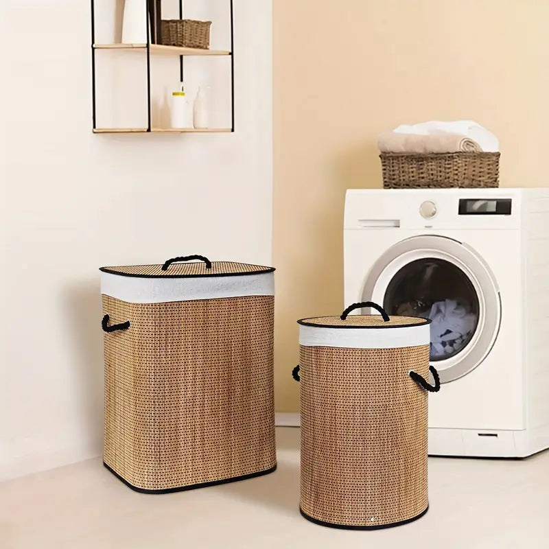 Bamboo Storage Laundry Baskets