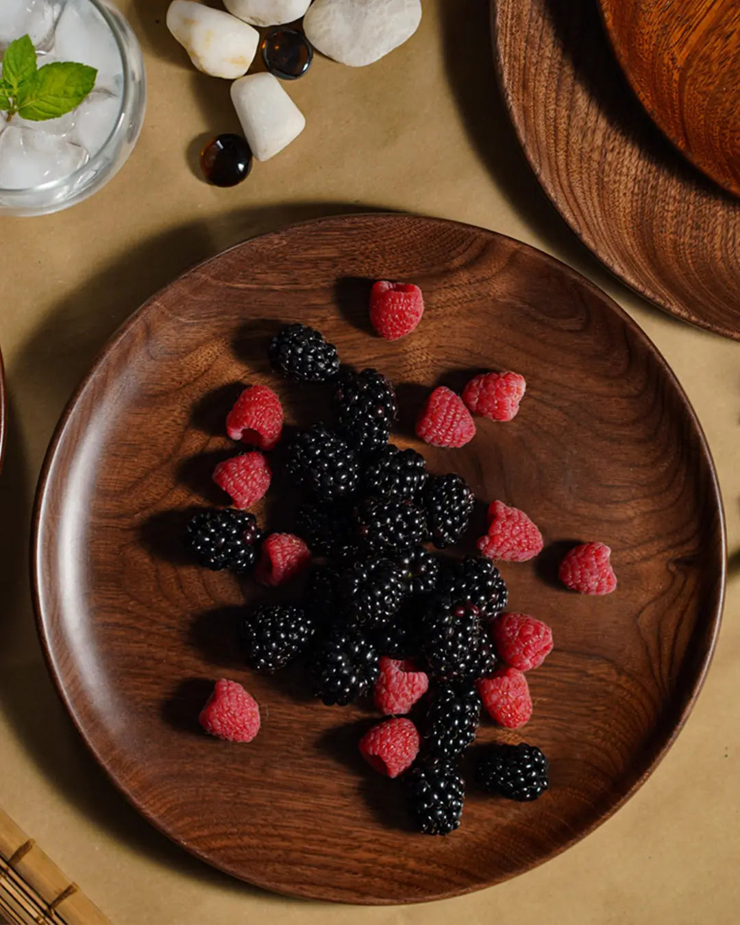 Walnut Wooden Eco Platter - Wasilaah