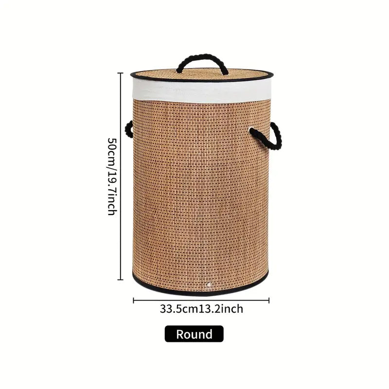 Bamboo Storage Laundry Baskets