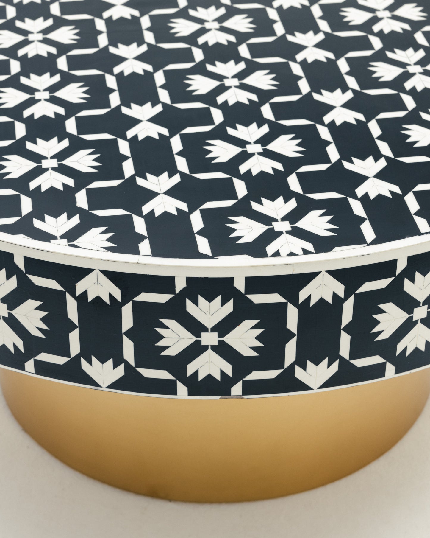Black Inlay Coffee Table