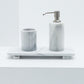 White Marble Bathroom Set