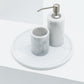 White Marble Bathroom Set