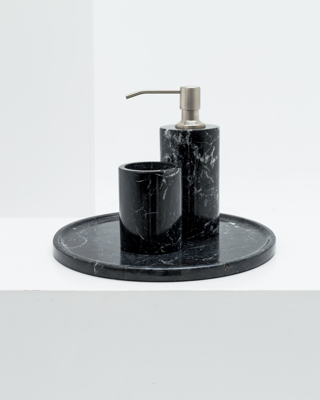 Black Marble Bathroom Set