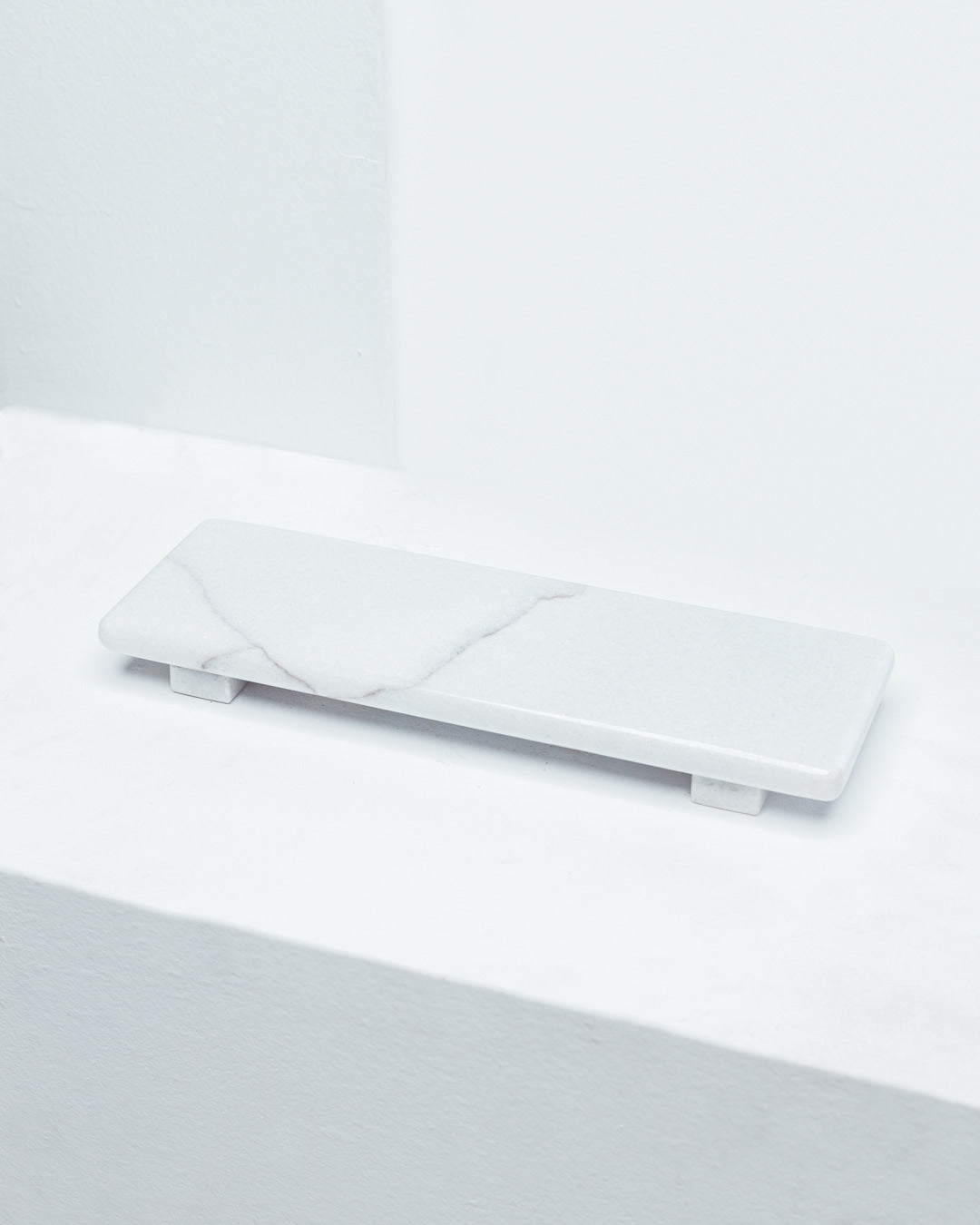 White Marble Rectangle Tray