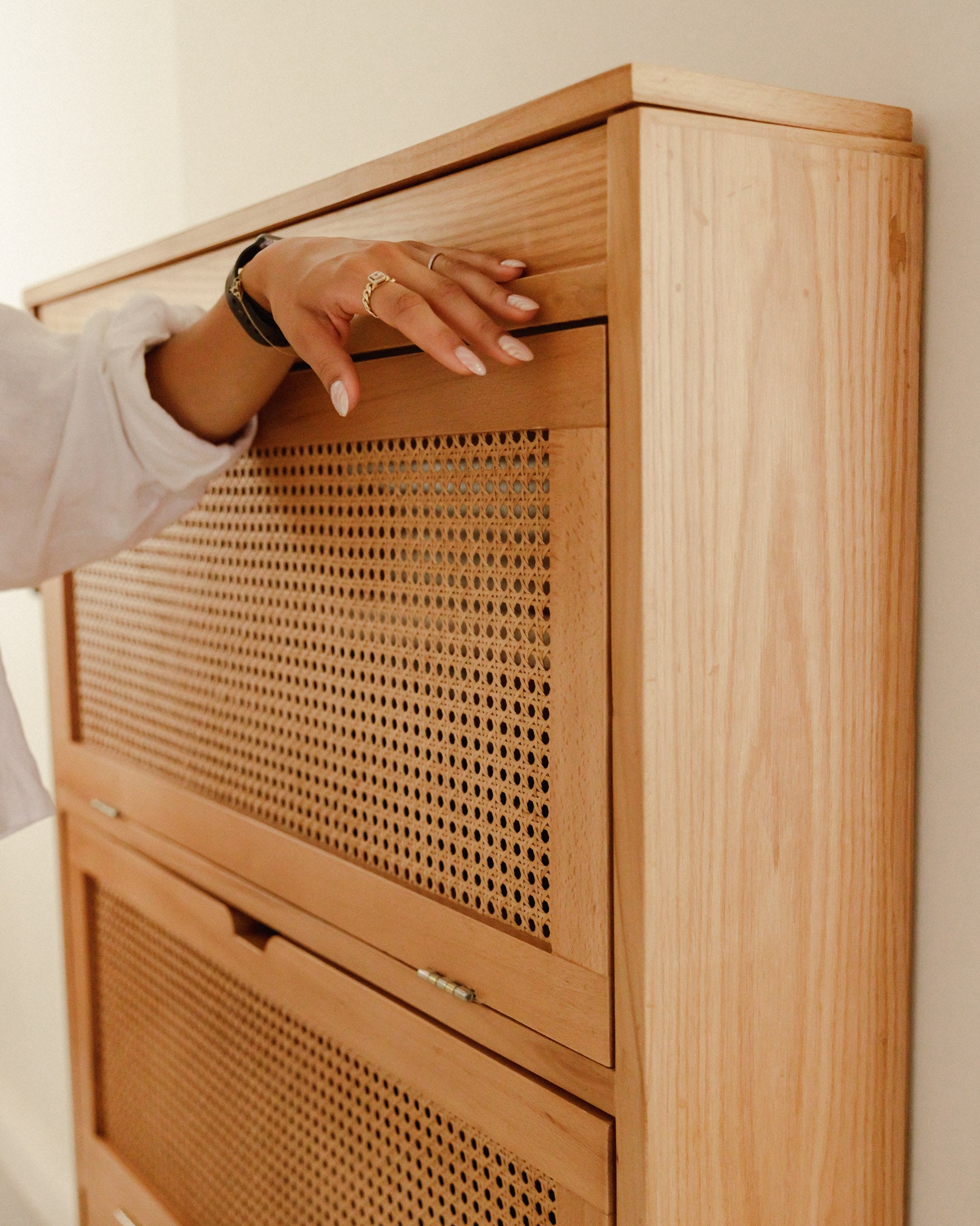 Elancé Rattan Shoe Storage - Wasilaah