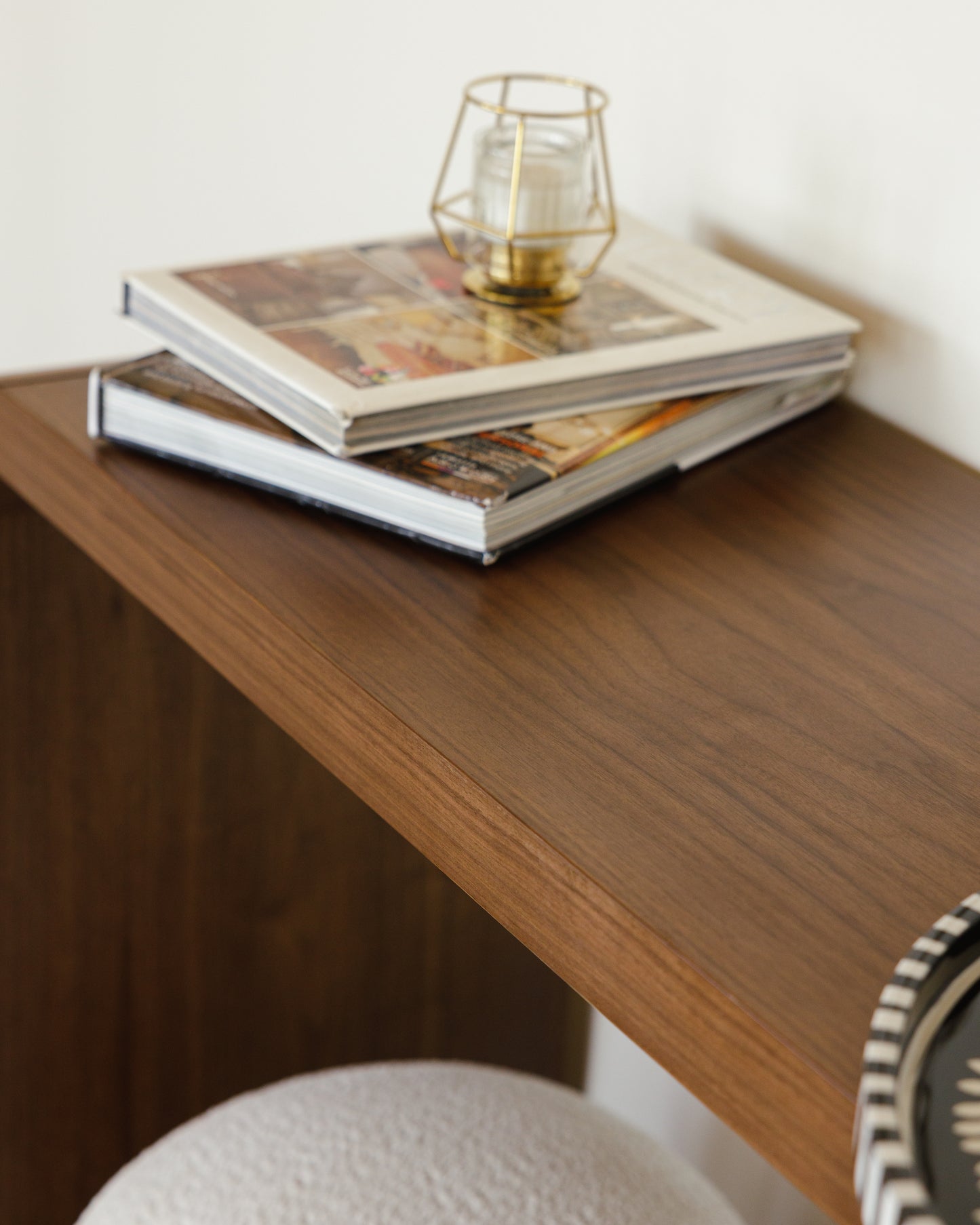 Walnut Console Entryway Table