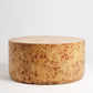 Burlwood Round Coffee Table