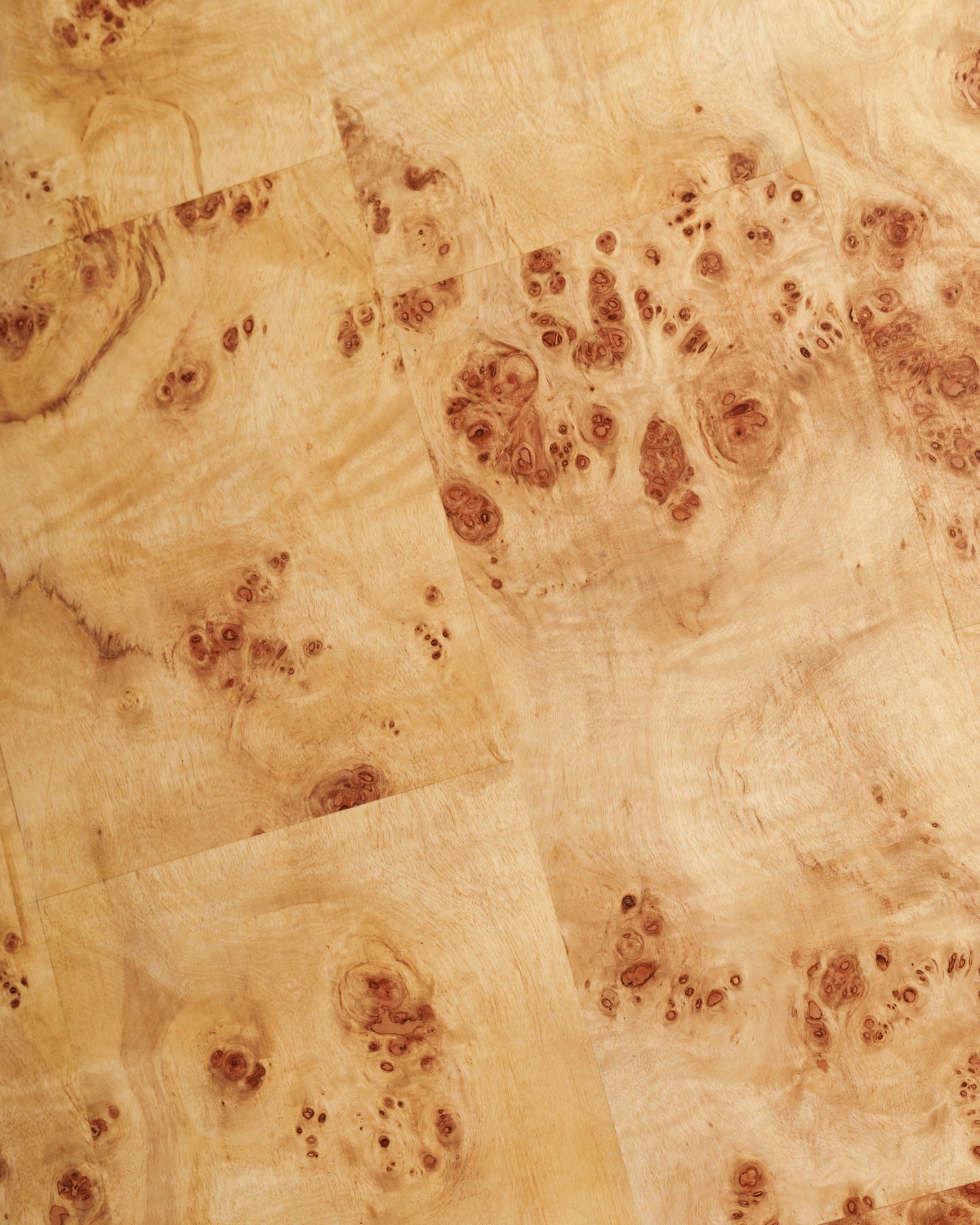 Burlwood Round Coffee Table