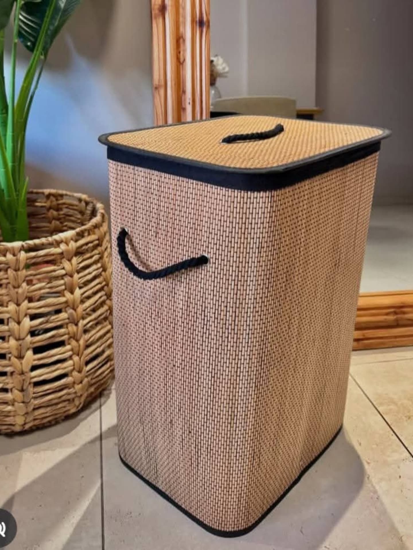 Bamboo Storage Laundry Baskets