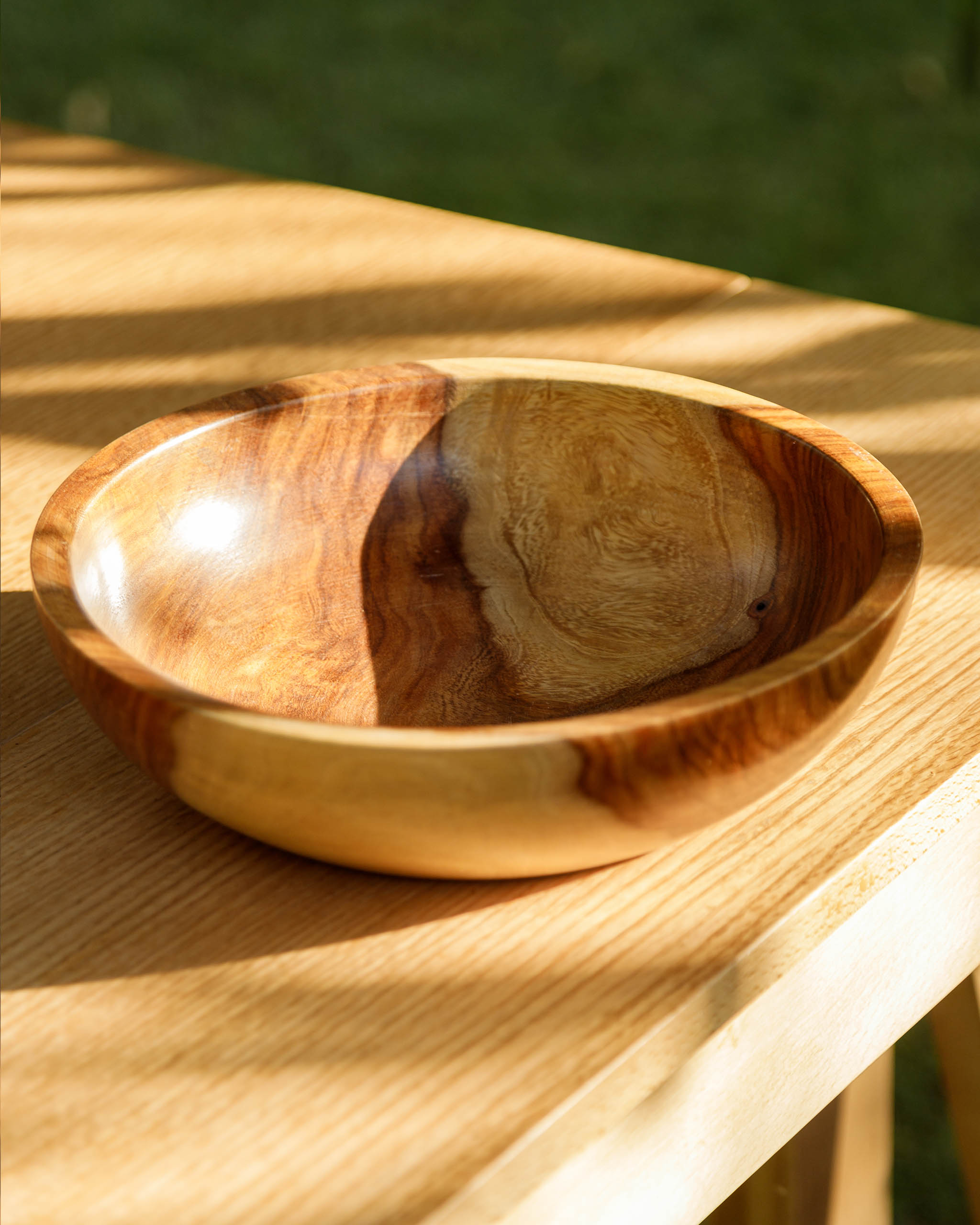 Large Wooden Serving Bowl