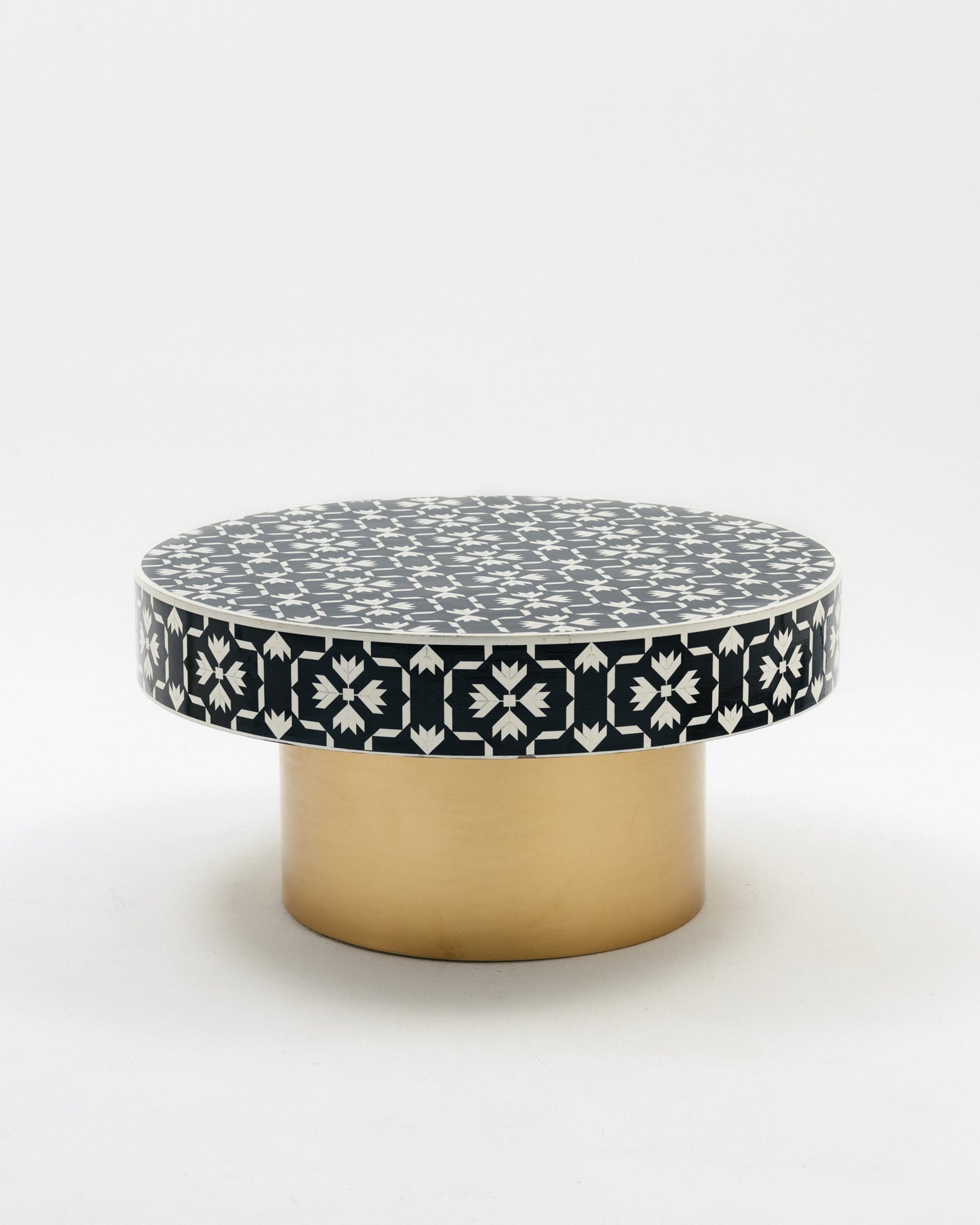Black Inlay Coffee Table