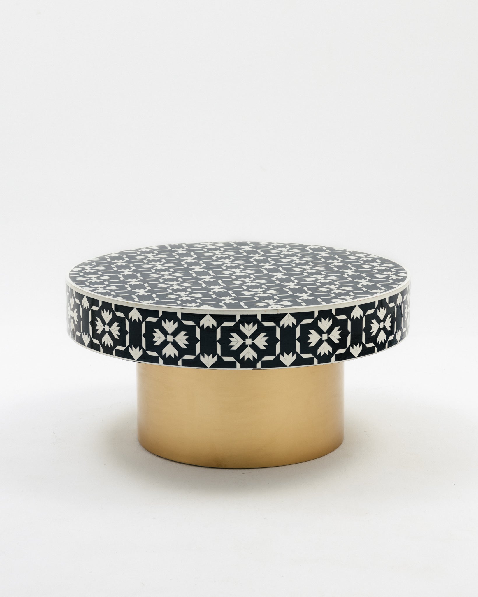 Black Inlay Coffee Table