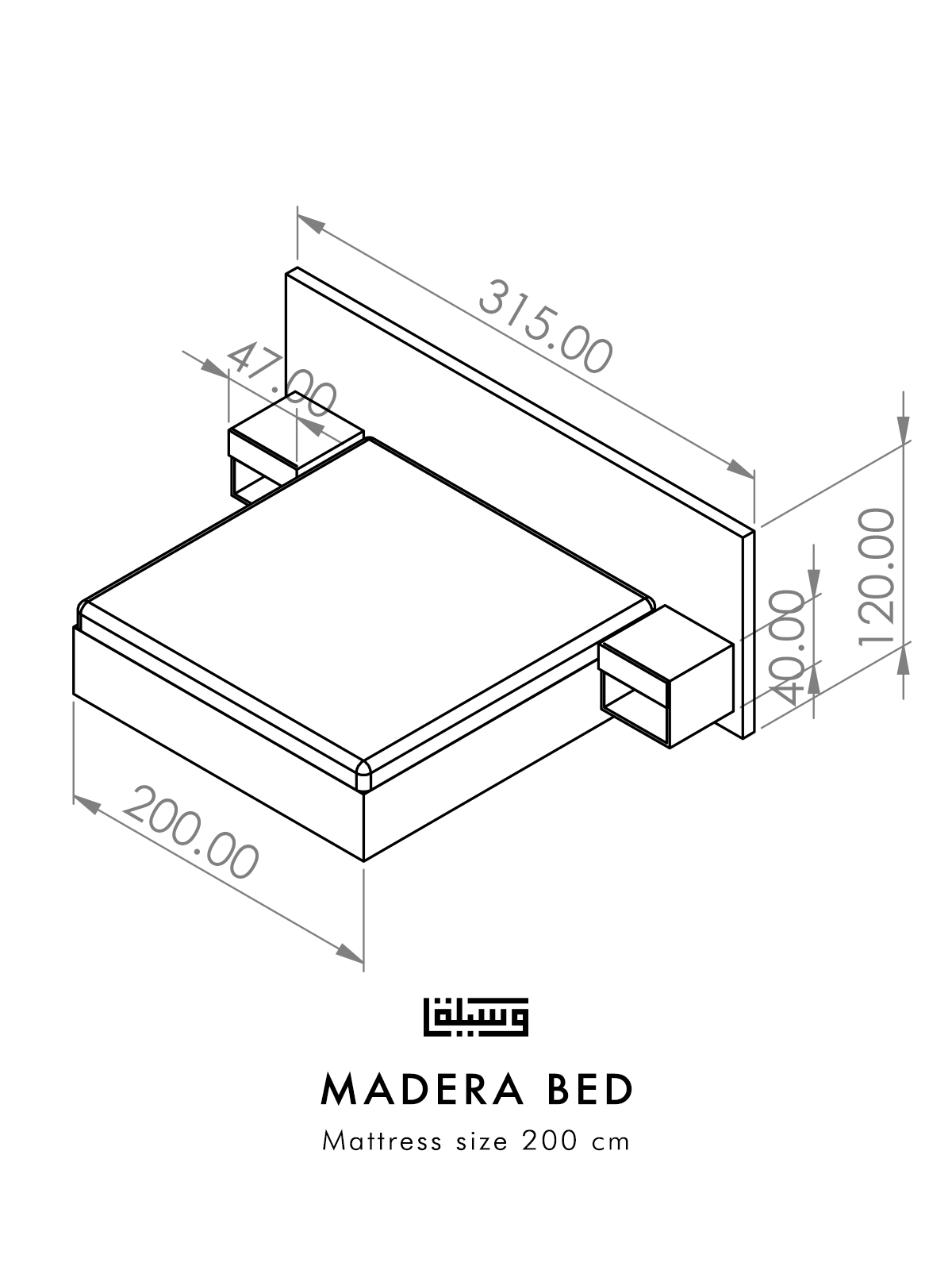 Madera Bed by HK - Wasilaah