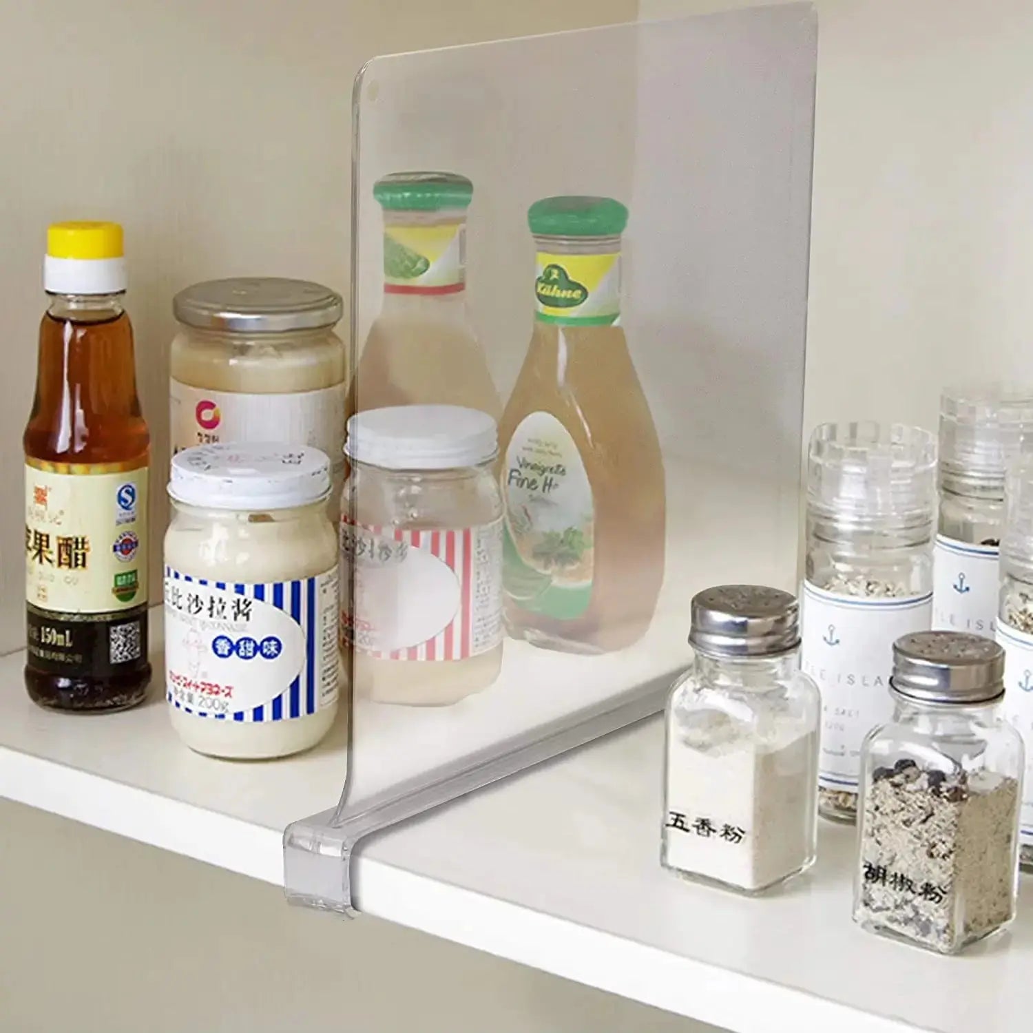 Shelf divider and separator for storage organizer