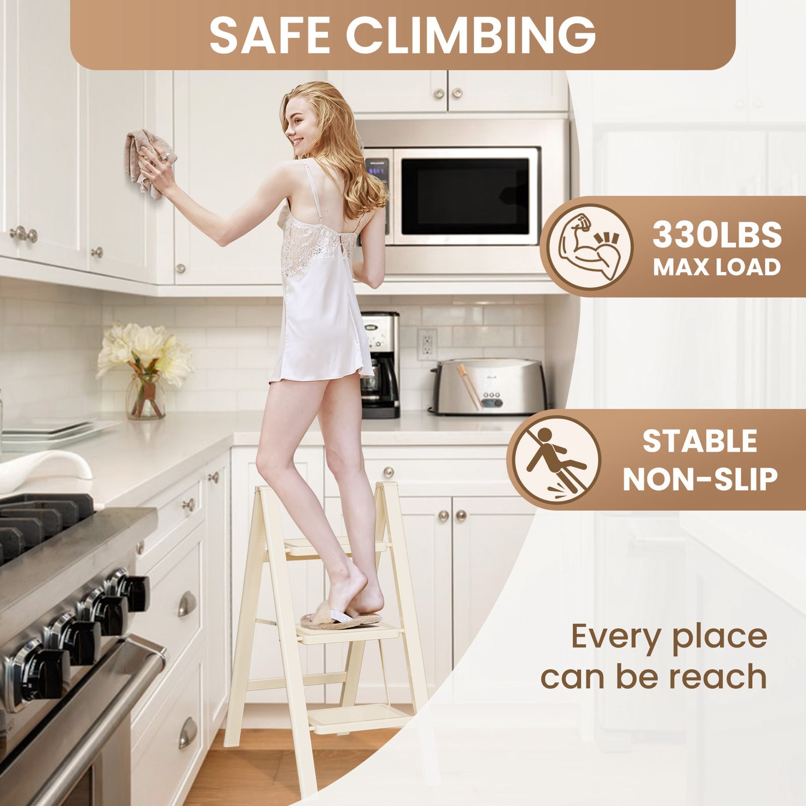 3 Step Folding Ladder