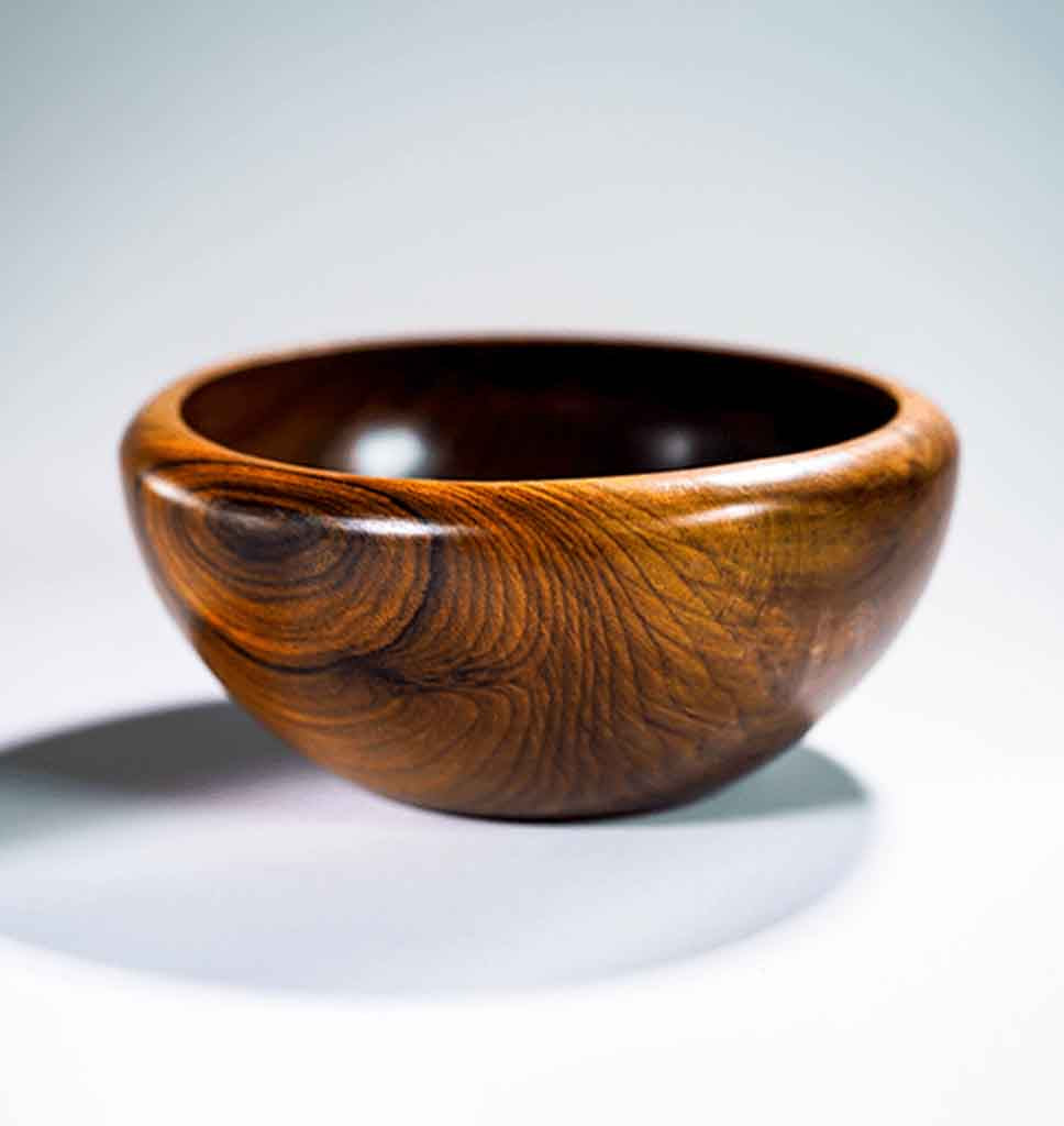 Medium Wooden serving bowl