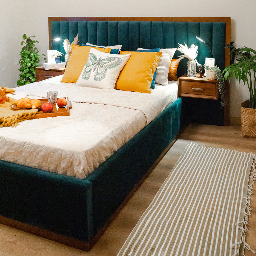 Emmet Tufted Bed - Wasilaah